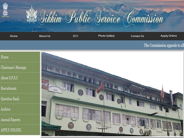 Sikkim PSC Recruitment 2021